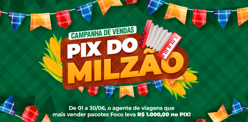 Campanha Pix do Milzão Campanha Pix do Milzão